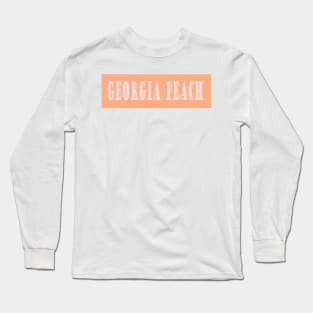 Georgia Peach Long Sleeve T-Shirt